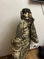 Костюм (штаны с курткой) с липучкой для шеврона и без погон 48-50 мультикам