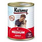 KARMY MEDIUM Adult Полнорационный консервированный корм для взрослых собак средних пород с телятиной, 340 г.