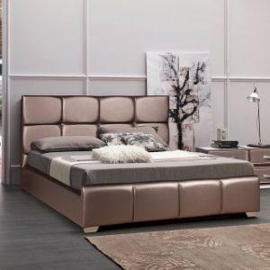Кровать GrandManar Stefania
Производитель: Grand Manar
Высота изголовья:  110-111 см (без ножек)
Толщина изголовья: 10-11 см
Толщина царги: 10-11 см.
Комплектация (2 варианта на выбор):
– стационарное ортопедическое основание
– ортопедическое основание с подъемным механизмом газ-лифт и нишей для белья