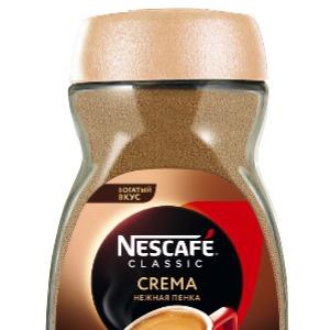 Кофе"NESCAFE CLASSIC CREM"(раст,ст/б)95г
ШК 
код 619572
