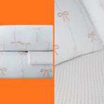Роскошный комплект постельного белья Luxe Ribbon (1-спальный, 3 предмета)