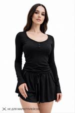 1607 ЧЕРНАЯ ПИЖАМА