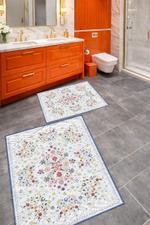 Премиальный набор ковриков для ванной Veloura Essence с цифровым принтом (2 предмета)