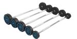 PU Fitness Fixed Weight Straight Barbell Set 10kg To 30kg, Commercial Grade Anti-Roll Design 250453