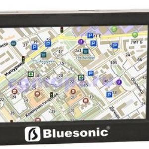 Bluesonic Navi - 430. Разрешение видео: 1280х720
Угол обзора: 120 °
Навигационная система ПРОГОРОД 2.0.3
Карта памяти: до 32Гб
Порты, разъемы: miniUSB, microSD, AV-out