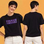 Футболка HUGO BOSS из премиального хлопка с фирменным логотипом