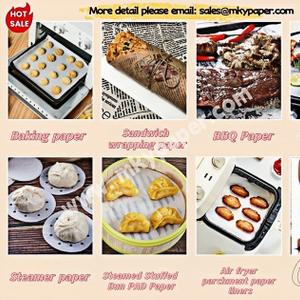 Упаковка для пищевых продуктов и специальная бумага:
 Бумага для мясника/Розовая бумага для мясника/Копченая бумага для мясника
 Бумага для выпечки/Пергаментная бумага
 Бумажные вкладыши для аэрофритюрниц
 Вощеная бумага
 Бумага для гриля барбекю/Барбекю
 Бумажные рулоны для выпечки
 Рулоны бытовой алюминиевой фольги
 Бумага для паровой баночки
 Герметичная бумага для запечатывания напитков