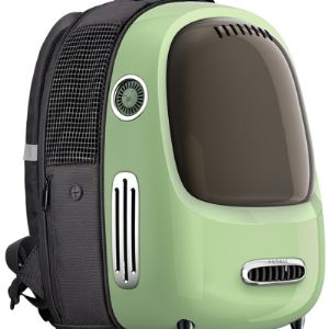 Стильный рюкзак PETKIT с 3-х сторонней системой вентиляции и внутренним освещением создан специально для безопасных прогулок с вашим питомцем и для вашего удобства.