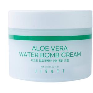 Крем для лица увлажняющий с экстрактом алоэ вера Jigott Aloe Vera Water bomb Cream 150мл 1/75