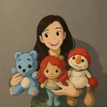 Вязаные игрушки ручной работы