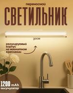 Светильник настенный светодиодный беспроводной LED лампа на магните без пульта