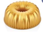 Gold Color Round Bundt Cake Mold