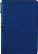 Блокнот недатированный А5 с ручкой Rich синий,  140х200 мм, 224 страниц, оранжевый обрез от Antonio Veronesi