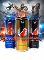 Напитки безалкогольные энергетические Red Wolf