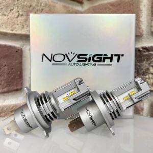 Novsight N30S-H4 дизайнерская лампа, использующая чипы Philips zes, что обеспечивает яркий поток в размере 12000 Лм. Подходит для ближнего и дальнего света, противотуманных фар. Цветовая температура выдает 6000 Кельвин белого и яркого led света. Встроенная система активного охлаждения лампы за счёт кулера находится внутри лампы, а дополнительным эффектом охлаждения играет прочный корпус из авиационного алюминия. Легкая установка и отсутствие рисков. Лампа подходит 99% автомобилей за счёт обновленных драйверов, которые находятся под алюминиевым корпусом led лампы. Ваш автомобиль не будет выдавать ошибок на дисплее при подключении и эксплуатации ламп Novsight N30S.

Уверенный и долгий скок эксплуатации - до 100000 часов надолго обеспечат надежную работу.

Купить Led лампы Новсай Н30С - это вложение в собственную безопасность и комфорт на дороге. Оснастите свой автомобиль по последнему слову диодного освещения, будьте ярче вместе с лампами Novsight!
Наименование товара	Светодиодная лампа Novsight N30S-H4
Модель	A500-N30S
Цветовая температура в Кельвинах	6000K
Люмен/яркость одной лампы	6000LM
Люмен/яркость двух ламп	12000LM
Мощность/одной лампы	30 Вт
Мощность/двух ламп	55 Вт + 10%
Срок службы/комплекта ламп	100 000 часов
Охлаждения	Активное при помощи кулера
Драйвер с расшифровкой 99% автомобилей	Внутри лампы
Стабилизатор напряжения	DC 9В-32В
Степень водонепроницаемости	Ip68
Материал корпуса лампы	Авиационный алюминий
Угол обзора	360°
Гарантия	1 год
NOVSIGHT производство	Китай