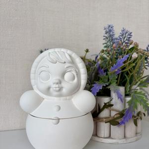 Шкатулка-подсвечник Неваляшка