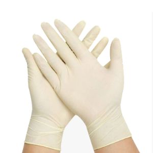 Латексные перчатки однократного хлорирования