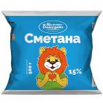Сметана мдж 15% 500г пак 24шт коробка