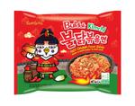 Лап."Hot Chicken Flavor Ramen BULDAK KIMCHI" со вкусом острой курицы и кимчи 135г*5*8 Samyang