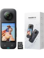 Экшн-камера Insta360 X3 Camera c картой памяти 64ГБ, Редактирование с помощью ИИ