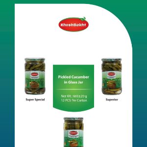 Iranian pickled cucumber is available for Export.

Khoshbakht pickled cucumber

Packing: glass jar Wt.: 660 g.
12 Pcs Per Carton

Export Department

Mobile / WhatsApp: +
Email: 


