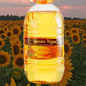 Масло подсолнечное рафинированнное и дезодорированное от производителя. Алтын казан. 5л, 4,9 л а так же реализуем масло в кубах, что позволяет экономить и решает проблему с утилизацией пластика.