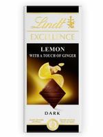 Темный шоколад Lindt Excellence (Линд Лимон Имбирь) Lemon & Ginger 100 гр. 3046920010856