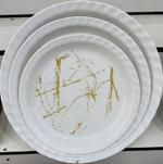 RA-4137 Поднос пластик "Белый мрамор" 45 см RA-4137