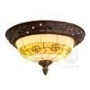 Европейская потолочная лампа Style Resin с Glass Shade (92675-2)