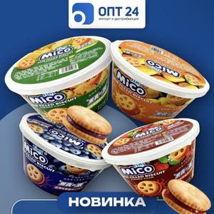 Mico невероятно хрустящее печенье. Все дело в особой технологии "двойного пропекания". Это делает печенье максимально воздушным и хрустящим, но при этом нежным.