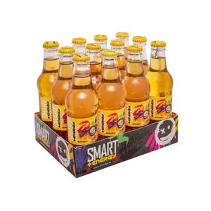 SMART DRINK Tutti Fruit  4 in 1 — это новое поколение напитков в мире, впервые представленное в массовом производстве с 4 натуральными вкусами.
SMART DRINK — это полезное сочетание 4 напитков (витамин 5B, витамин C, энергетический напиток, фруктовый сок, газированные напитки) с низким содержанием сахара и без сахара, а также с эффективными калориями.
Он производится из высококачественного немецкого сырья и производится на высокоскоростной передовой немецкой линии по производству напитков «KRONES» в регионе Ближнего Востока. (55000 бутылок/час).

Доступно в 4 уникальных вкусах.
Tutti Frutti (классический)
Wild Berri
Pitahaya без сахара
Eucalyptus
Все вкусы поставляются в стеклянных бутылках емкостью 200 куб. см.
Подробности упаковки: один поддон (248 упаковок x 12 бутылок) 2976 бутылок / загрузка 20FCl 9 поддонов — 26784 бутылки.
Поддон изготовлен из полимера
каждый поддон обернут нейлоновой пленкой / размер каждого поддона с поддоном составляет 160 см x 120 см x 100 см.
40FCL загружает 22 поддона x 2976 бутылок.