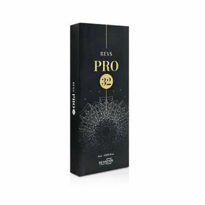 Revs PRO32 — это современный скин-бустер, предназначенный для интенсивного увлажнения и биоревитализации кожи. Препарат содержит 64 мг гиалуроновой кислоты (ГК) в 2 мл раствора, что соответствует концентрации, используемой в аналогичных продуктах, таких как PROFHILO.

✨ Преимущества
Интенсивное увлажнение: глубокое насыщение кожи влагой.
Улучшение упругости и эластичности: восстановление тонуса кожи.
Стимуляция коллагеногенеза: повышение плотности и структуры кожи.
Лифтинг-эффект: естественное подтягивание контуров лица.
Улучшение текстуры кожи: сглаживание мелких морщин и неровностей.