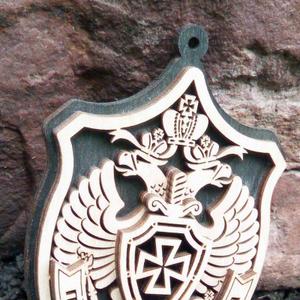 Пограничные Служба двухсторонняя подвеска
размер 9,6*6,5 см.