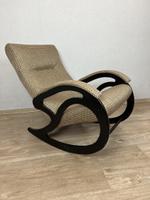 Кресло-качалка для дома и дачи коричневое SKresloKorRogojka