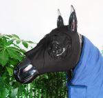 Антимоскитная маска для лошади. Маска от мух для лошадей.