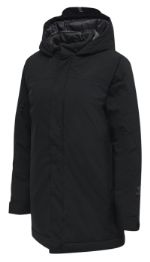 Куртка-парка женская HUMMEL hmlNORTH PARKA JACKET WOMAN, (1006) черный/т.серый, L 206690