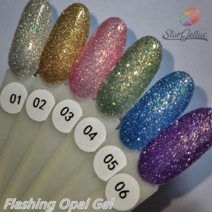 Flashing opal gel