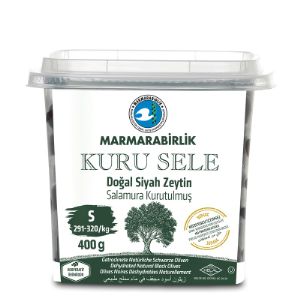 Оливки турецкой фирмы MARMARABIRLIK Вяленые маслины в масле, сухой вес 400 г S-HUSUSI - 291-320 шт/кг