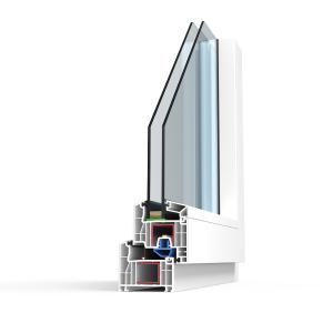 Technical Specifications
• Frame Depth: 76 mm / central gasket
• Number of Chambers: 6 chambers
• Uf Value: 0.92 W/m²K
• Uw Value: 0.80 W/m²K
• Air Permeability: Class 4 (EN 12207)
• Water Tightness: Class 9A (EN 12208)
• Wind Load Resistance: Class C4 / B4
• Mechanical Strength: Class 4
• Burglary Resistance: RC2
• Sound Insulation: Up to 47 dB (without steel reinforcement)

Why Choose S76 Profiles?
Energy Efficient – Foam-filled profiles reduce heat loss and enhance insulation.
Airtight &amp; Soundproof – Triple seals and glazing block air leaks and noise.
All-Weather Comfort – Protects against heat and cold year-round.

Ideal for new builds &amp; renovations, S76 profiles support passive building standards with ultra-low energy consumption (≤15 kWh/m² per year)