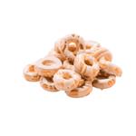 Сдобное печенье "Колечки" хрустящие в белой глазури Баттерфляй