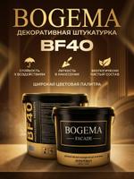 Штукатурка фасадная декоративная акриловая Bogema Facade BF40