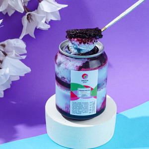 Панна Котта "Голубика-лаванда-анчан"