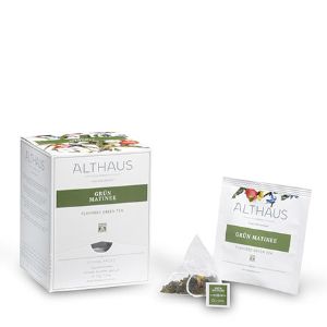 Чайные пирамидки Althaus Pyra-Pack - это качественный листовой чай в инновационном формате фасовки.
Пирамидки изготовлены из нейлона, который никак не влияет на свойства напитка, поскольку не обладает запахом и не разрушается под действием кипятка.
Чайные листочки, не стесненные легким, почти невесомым материалом, который благодаря своей сетчатой структуре обладает отличной пропускной способностью, моментально насыщаются влагой и быстро раскрываются, отдавая максимум вкусовых и ароматических веществ в настой.
Чай в пирамидках получается особо насыщенным и душистым, как и рассыпной чай Althaus.