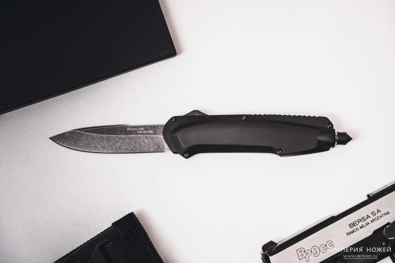 Нож складной "Rame" (Black Stonewash, Black)