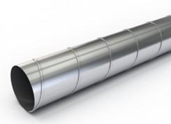 Спирально-навивной прямой воздуховод