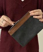 Косметичка кожа+канвас KS1