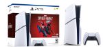 Sony PlayStation 5 Slim Disc Marvel Spider Man 2 Bundle Console, Detachable Disk Drive, Support 4K @ 120Hz, AMD Ryzen x86-64, AMD Radeon RDNA 2 GPU, 16GB RAM, 1TB SSD, INTL Ver, Spider Man 2 148542