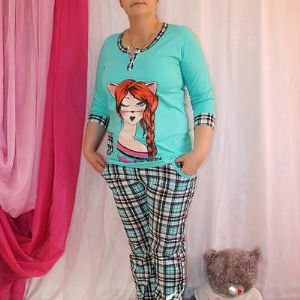 Пижама П90. Ткань: Кулирка
Размеры:42 44 46 48 50 52 