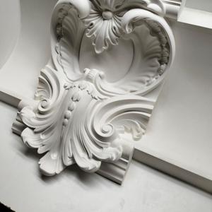 Картуш гипсовый