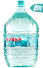 Вода питьевая минеральная Архыз Vita, 19 литров для кулера, одноразовая тара Arkhiz_pet_ng_19_1_odn